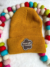 Load image into Gallery viewer, Bans Off Our Bodies Waffle Knit Beanie
