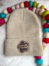 Load image into Gallery viewer, Bans Off Our Bodies Waffle Knit Beanie
